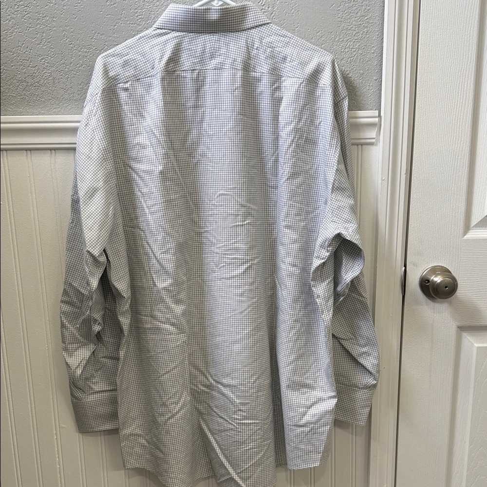 Men's Gray Checkered Shirt - Picture 2 of 5